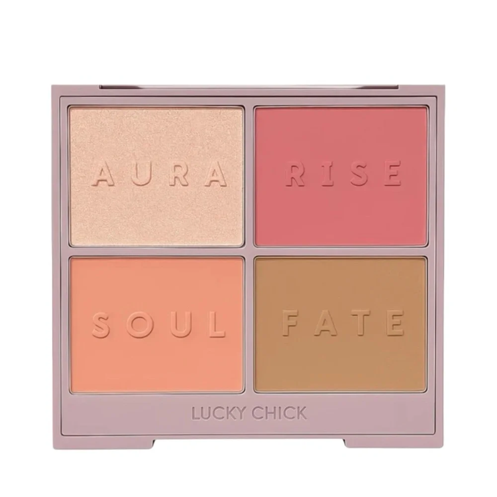 Lucky Chick Mystic Halo Glow Bronzer Highlight Palette - Aura, Rise, Soul, Fate